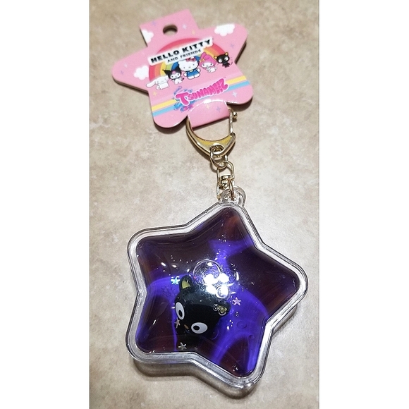 Sanrio Tsunameez Chococat Glitter Shaker Keychain - Picture 1 of 2